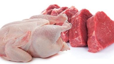 گوشت قرمز و مرغ